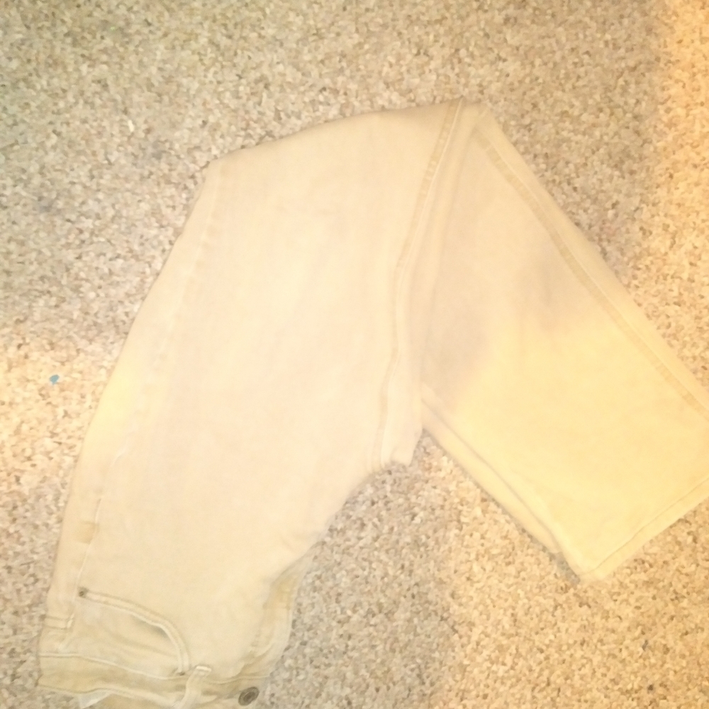 Beige jeans